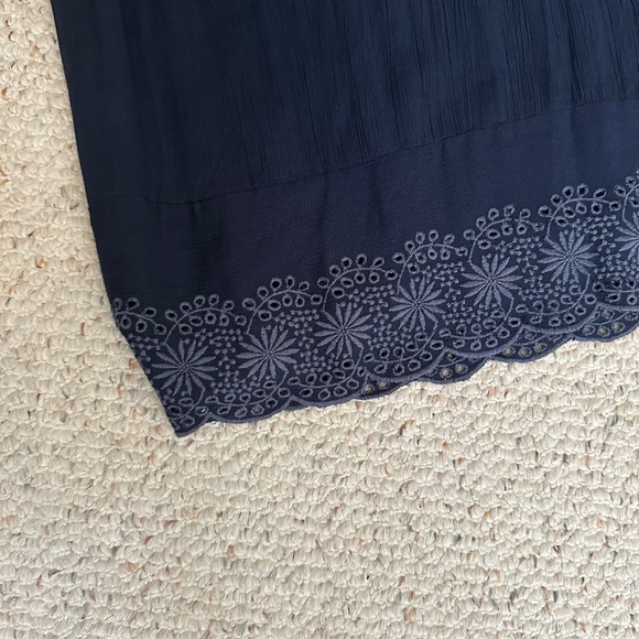 Roxy "Pretty Lovers" Navy Blue off shoulder midi dress size XS - Picture 5 of 5